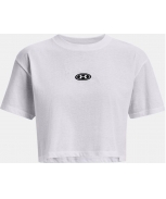 Under armour t-shirt branded logo crop ss w